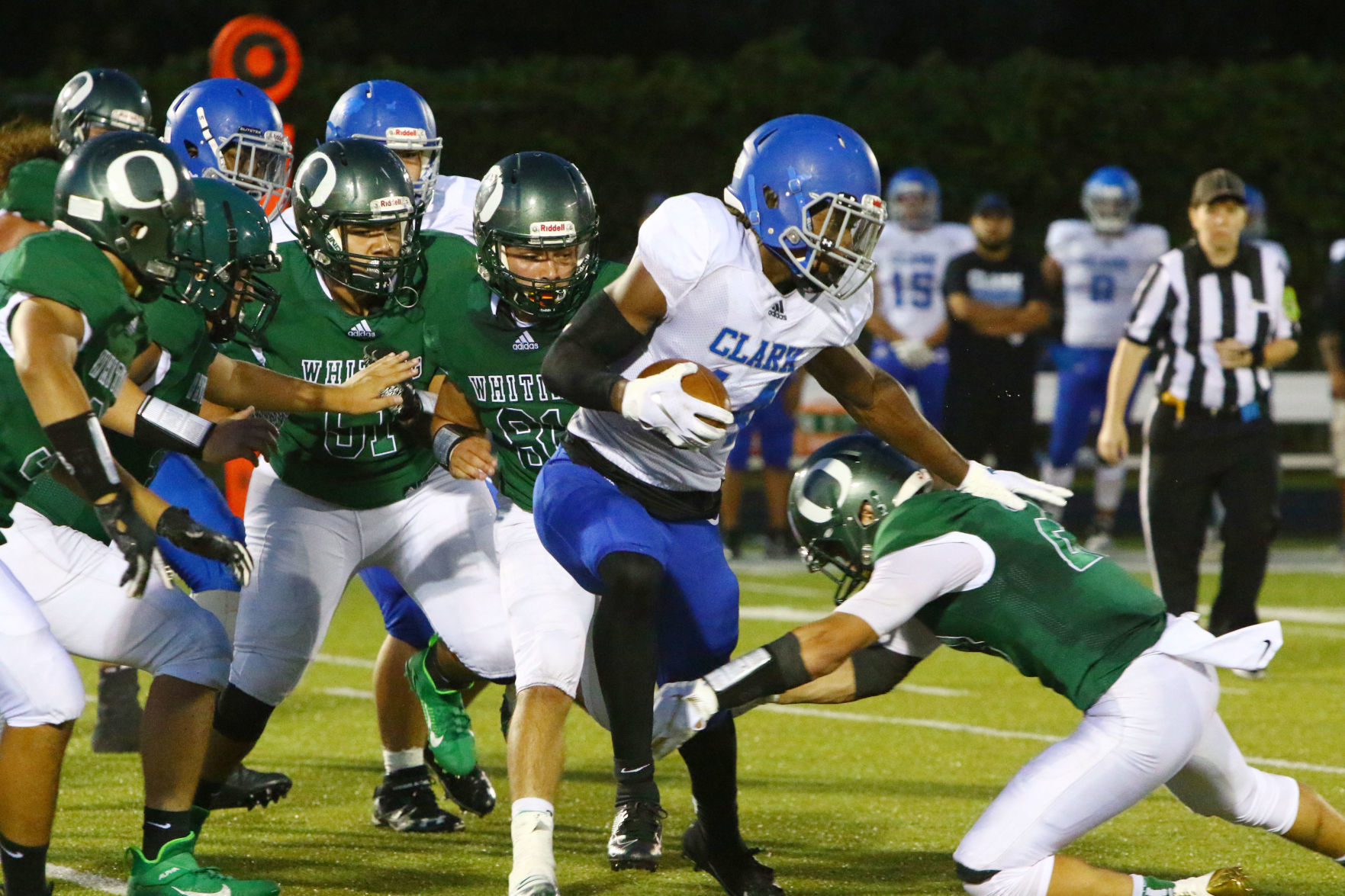 Clark at Whiting football